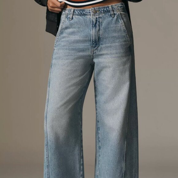 Pilcro Pants - Pilcro relaxed High rise tapered jeans